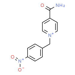ChemSpider 2D Image | 4-Carbamoyl-1-(4-nitrobenzyl)pyridinium | C13H12N3O3