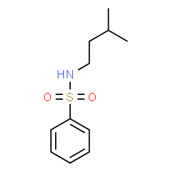 ChemSpider 2D Image | N-(3-Methylbutyl)benzenesulfonamide | C11H17NO2S