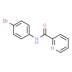ChemSpider 2D Image | N-(4-Bromophenyl)-2-pyridinecarboxamide | C12H9BrN2O