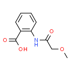 ChemSpider 2D Image | 2-(2-methoxyacetamido)benzoic acid | C10H11NO4