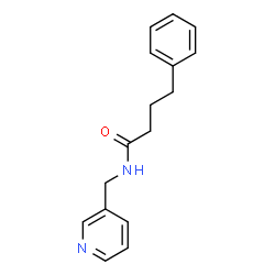 ChemSpider 2D Image | 4-Phenyl-N-(3-pyridinylmethyl)butanamide | C16H18N2O