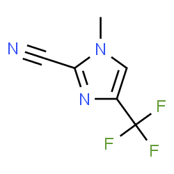 ChemSpider 2D Image | 1-Methyl-4-(trifluoromethyl)-1H-imidazole-2-carbonitrile | C6H4F3N3