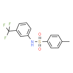 ChemSpider 2D Image | 4-Methyl-N-(3-trifluoromethyl-phenyl)-benzenesulfonamide | C14H12F3NO2S
