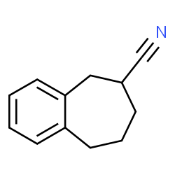 ChemSpider 2D Image | 6,7,8,9-Tetrahydro-5H-benzo[7]annulene-6-carbonitrile | C12H13N