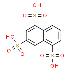 ChemSpider 2D Image | Naphthyl-1,3,5-trisulfonic acid | C10H8O9S3