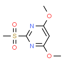 ChemSpider 2D Image | 2-Methylsulfony-4,6-dimethoxypyridine | C7H10N2O4S