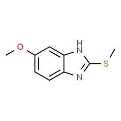 ChemSpider 2D Image | 5-METHOXY-2-(METHYLTHIO)BENZIMIDAZOLE | C9H10N2OS