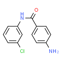 ChemSpider 2D Image | 4-Amino-N-(3-chlorophenyl)benzamide | C13H11ClN2O