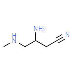 ChemSpider 2D Image | 3-Amino-4-(methylamino)butanenitrile | C5H11N3