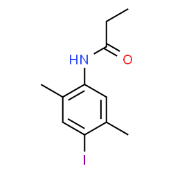 ChemSpider 2D Image | N-(4-Iodo-2,5-dimethylphenyl)propanamide | C11H14INO