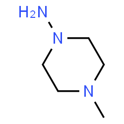 ChemSpider 2D Image | 4-Methyl-1-piperazinamine | C5H13N3