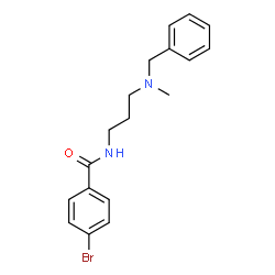 ChemSpider 2D Image | N-{3-[Benzyl(methyl)amino]propyl}-4-bromobenzamide | C18H21BrN2O