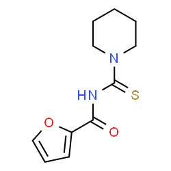 ChemSpider 2D Image | N-(Piperidin-1-ylcarbothioyl)-2-furamide | C11H14N2O2S