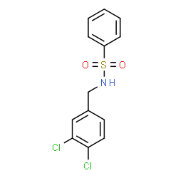 ChemSpider 2D Image | N-(3,4-Dichlorobenzyl)benzenesulfonamide | C13H11Cl2NO2S