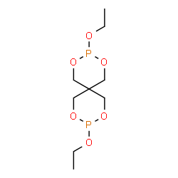 ChemSpider 2D Image | 3,9-Diethoxy-2,4,8,10-tetraoxa-3,9-diphosphaspiro(5.5)undecane | C9H18O6P2