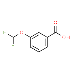 ChemSpider 2D Image | 3-(Difluoromethoxy)benzoic acid | C8H6F2O3