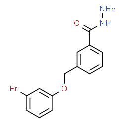 ChemSpider 2D Image | 3-[(3-Bromophenoxy)methyl]benzohydrazide | C14H13BrN2O2