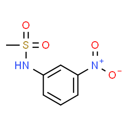 ChemSpider 2D Image | N-(Methylsulfonyl)-3-nitroaniline | C7H8N2O4S