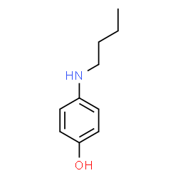 ChemSpider 2D Image | 4-(Butylamino)phenol | C10H15NO