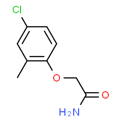 ChemSpider 2D Image | 2-(4-Chloro-2-methylphenoxy)acetamide | C9H10ClNO2