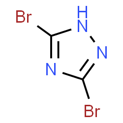 ChemSpider 2D Image | 3,5-dibromo-1H-1,2,4-triazole | C2HBr2N3