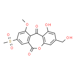 ChemSpider 2D Image | neosartoryone A | C17H14O8S