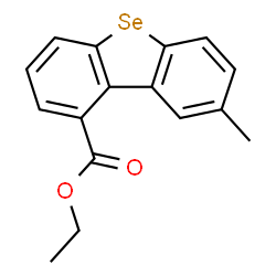 ChemSpider 2D Image | Ethyl 8-methyldibenzo[b,d]selenophene-1-carboxylate | C16H14O2Se