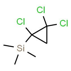 ChemSpider 2D Image | Trimethyl(1,2,2-trichlorocyclopropyl)silane | C6H11Cl3Si