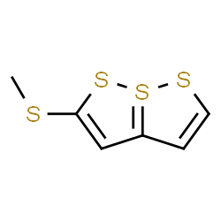 ChemSpider 2D Image | 2-(Methylsulfanyl)-7lambda~4~-[1,2]dithiolo[1,5-b][1,2]dithiole | C6H6S4