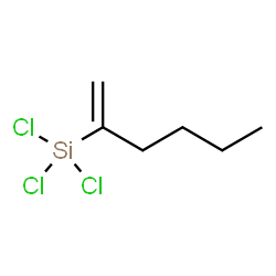ChemSpider 2D Image | Trichloro(1-hexen-2-yl)silane | C6H11Cl3Si