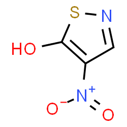 ChemSpider 2D Image | 4-Nitro-1,2-thiazol-5-ol | C3H2N2O3S