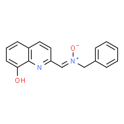 ChemSpider 2D Image | 2-{(Z)-[Benzyl(oxido)-lambda~5~-azanylidene]methyl}-8-quinolinol | C17H14N2O2