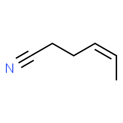 ChemSpider 2D Image | (4Z)-4-Hexenenitrile | C6H9N