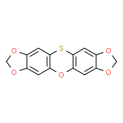 ChemSpider 2D Image | Bis[1,3]dioxolo[4,5-b:4',5'-i]phenoxathiine | C14H8O5S