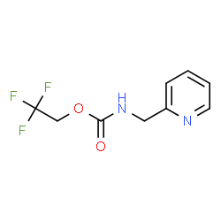 ChemSpider 2D Image | 2,2,2-Trifluoroethyl (2-pyridinylmethyl)carbamate | C9H9F3N2O2