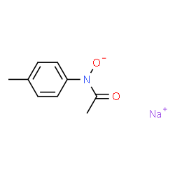 ChemSpider 2D Image | Sodium [acetyl(4-methylphenyl)amino]oxidanide | C9H10NNaO2
