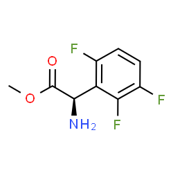ChemSpider 2D Image | Methyl (2R)-amino(2,3,6-trifluorophenyl)acetate | C9H8F3NO2