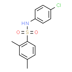 ChemSpider 2D Image | N-(4-Chlorophenyl)-2,4-dimethylbenzenesulfonamide | C14H14ClNO2S