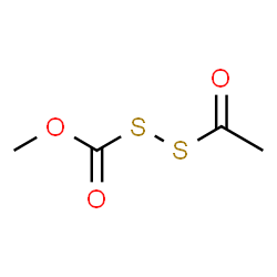 ChemSpider 2D Image | [(Methoxycarbonyl)disulfanyl](oxo)ethane | C4H6O3S2