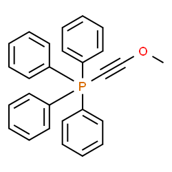ChemSpider 2D Image | (Methoxyethynyl)(tetraphenyl)phosphorane | C27H23OP