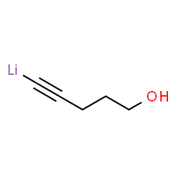 ChemSpider 2D Image | (5-Hydroxy-1-pentyn-1-yl)lithium | C5H7LiO