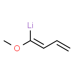 ChemSpider 2D Image | [(1E)-1-Methoxy-1,3-butadien-1-yl]lithium | C5H7LiO