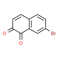 ChemSpider 2D Image | 7-Bromo-1,2-naphthalenedione | C10H5BrO2