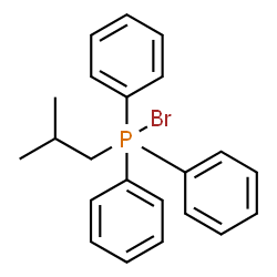 ChemSpider 2D Image | Bromo(isobutyl)triphenylphosphorane | C22H24BrP