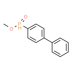ChemSpider 2D Image | Methyl 4-biphenylylphosphinate | C13H13O2P