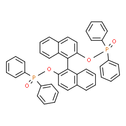 ChemSpider 2D Image | 1,1'-Binaphthalene-2,2'-diyl bis[diphenyl(phosphinate)] | C44H32O4P2