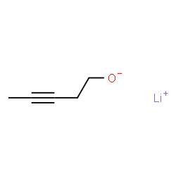 ChemSpider 2D Image | Lithium 3-pentyn-1-olate | C5H7LiO