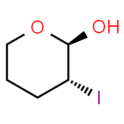 ChemSpider 2D Image | (2R,3R)-3-Iodotetrahydro-2H-pyran-2-ol | C5H9IO2