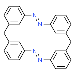 ChemSpider 2D Image | (8E,21E)-8,9,21,22-Tetraazapentacyclo[21.3.1.1~3,7~.1~10,14~.1~16,20~]triaconta-1(27),3(30),4,6,8,10(29),11,13,16(28),17,19,21,23,25-tetradecaene | C26H20N4