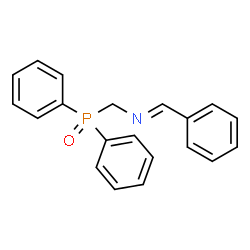 ChemSpider 2D Image | (E)-N-[(Diphenylphosphoryl)methyl]-1-phenylmethanimine | C20H18NOP